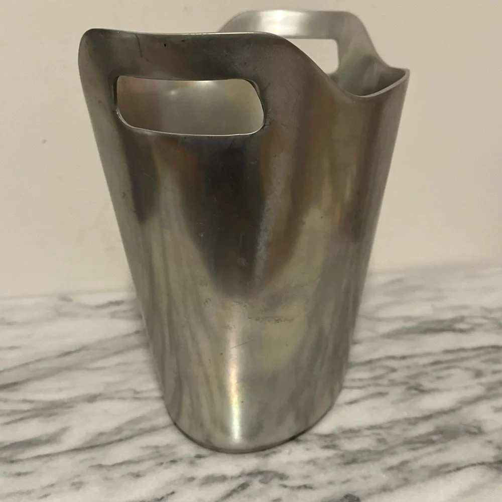 Pottery Barn Barons Silver Ice Bucket wine chiller